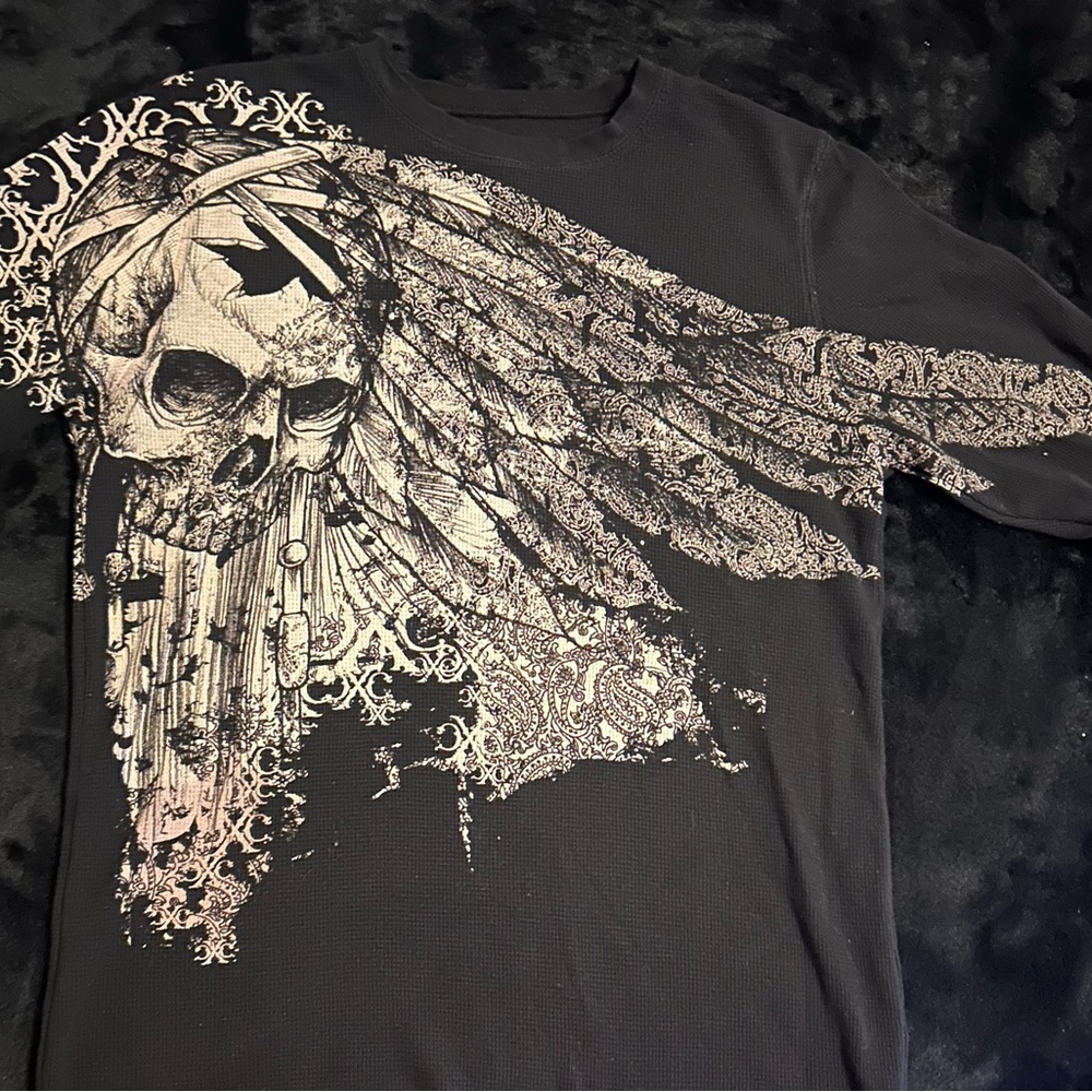 Men's Black Skull Graphic Long Sleeve
Xtreme Couture T-Shirt